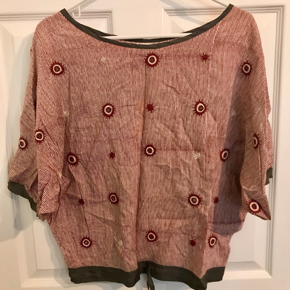 Anokhi handmade blouse, size S/M